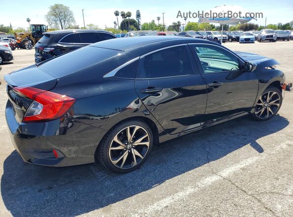 19XFC2F82KE211771 2019 HONDA CIVIC Black უკანა მარჯვენა