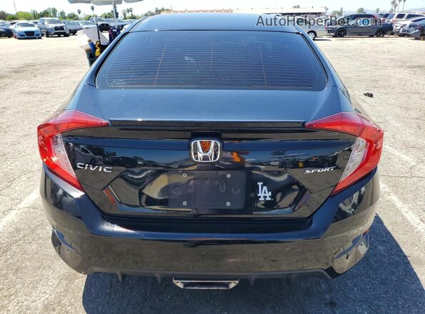 19XFC2F82KE211771 2019 HONDA CIVIC Black უკანა ხედი