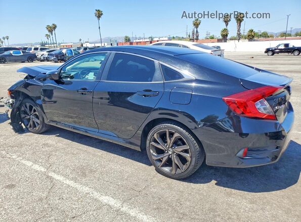 19XFC2F82KE211771 2019 HONDA CIVIC Black უკანა მარცხენა