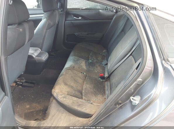 19XFC2F82KE213262 2019 HONDA CIVIC Gray VIN კოდის სტიკერის ხედი