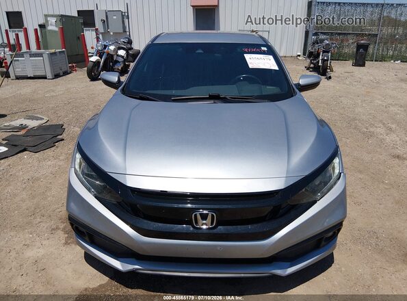 19XFC2F82ME002324 2021 HONDA CIVIC Серебряный Вид щитка приборов