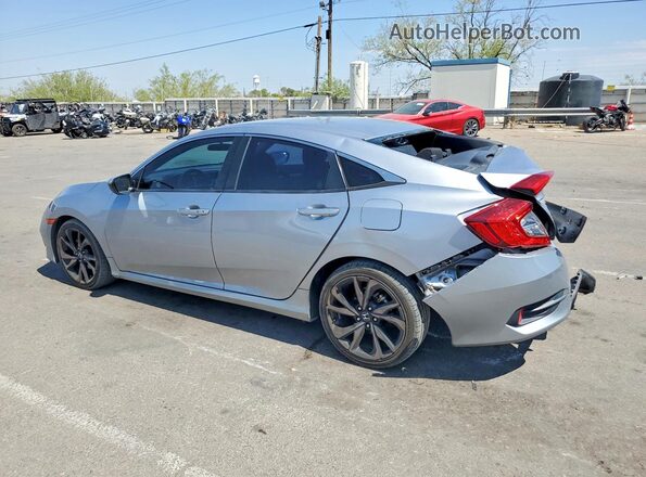 19XFC2F83KE007870 2019 HONDA CIVIC Silver Հետևի ձախ