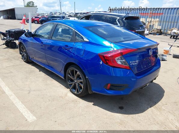 19XFC2F83ME003403 2021 HONDA CIVIC Blue Trasero izquierdo