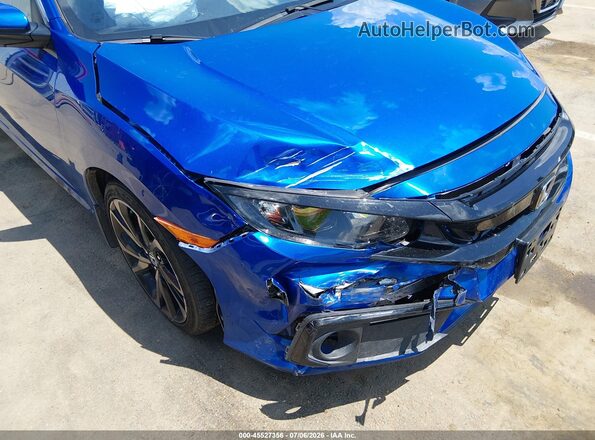 19XFC2F83ME003403 2021 HONDA CIVIC Blue Vista frontal