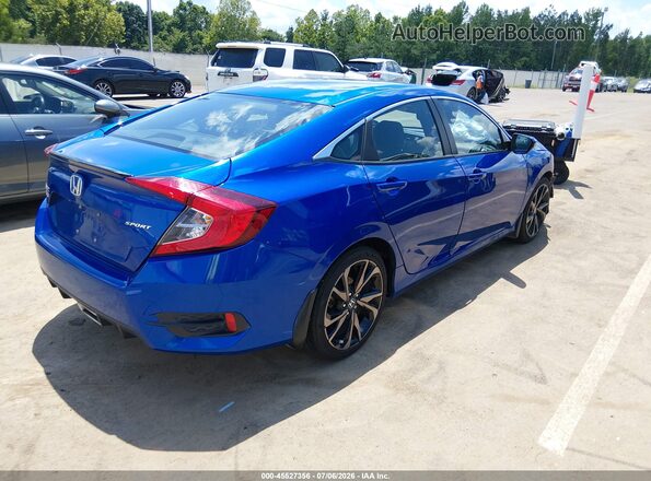 19XFC2F83ME003403 2021 HONDA CIVIC Blue Trasero derecho