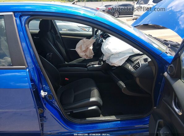 19XFC2F83ME003403 2021 HONDA CIVIC Blue Vista interior delantera