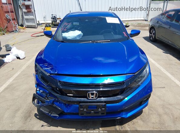 19XFC2F83ME003403 2021 HONDA CIVIC Blue Vista del cuadro de instrumentos