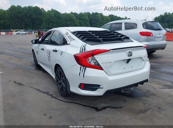 19XFC2F83ME003546 2021 HONDA CIVIC Белый Задняя левая четверть