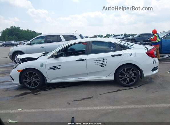 19XFC2F83ME003546 2021 HONDA CIVIC Белый Панорамный вид салона 360°
