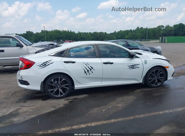 19XFC2F83ME003546 2021 HONDA CIVIC Белый Вид задней части салона