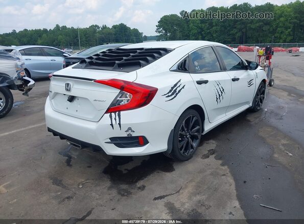 19XFC2F83ME003546 2021 HONDA CIVIC Белый Задняя правая четверть
