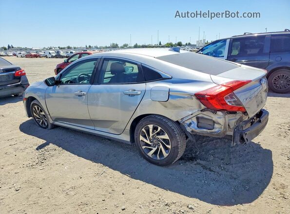 19XFC2F84JE202522 2018 HONDA CIVIC Серебряный Задняя левая четверть