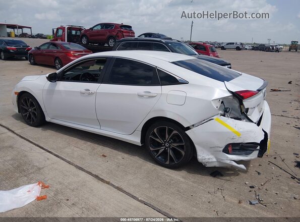 19XFC2F84KE033538 2019 HONDA CIVIC White Задня ліва чверть