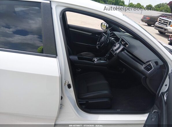 19XFC2F84KE033538 2019 HONDA CIVIC White Вид салону спереду