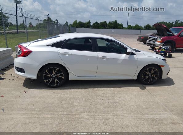 19XFC2F84KE033538 2019 HONDA CIVIC White Вид задньої частини салону