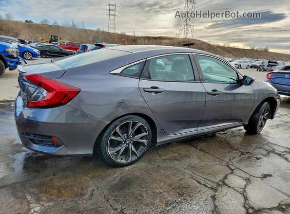 19XFC2F84KE205485 2019 HONDA CIVIC Угольный Задняя правая четверть