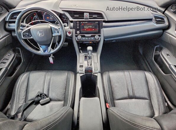 19XFC2F84KE205485 2019 HONDA CIVIC Угольный Вид панели приборов