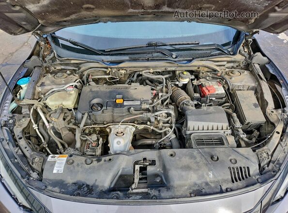 19XFC2F84KE205485 2019 HONDA CIVIC Угольный Вид задней части салона