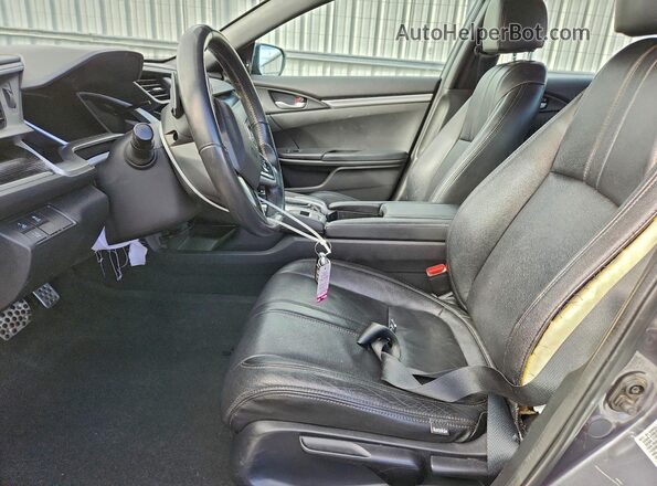 19XFC2F84KE205485 2019 HONDA CIVIC Угольный Вид салона спереди