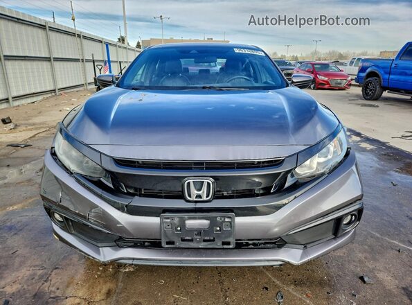 19XFC2F84KE205485 2019 HONDA CIVIC Угольный Вид спереди