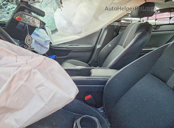19XFC2F84KE211772 2019 HONDA CIVIC Black წინა სალონის ხედი