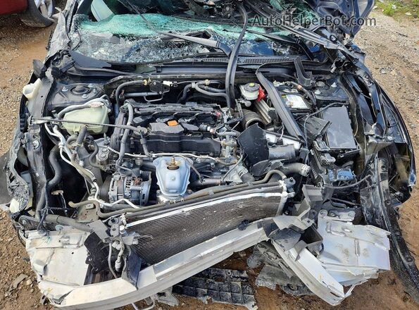 19XFC2F84KE211772 2019 HONDA CIVIC Black უკანა სალონის ხედი