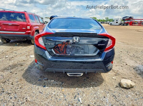 19XFC2F84KE211772 2019 HONDA CIVIC Black უკანა ხედი