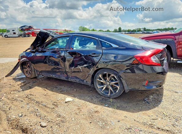 19XFC2F84KE211772 2019 HONDA CIVIC Black უკანა მარცხენა