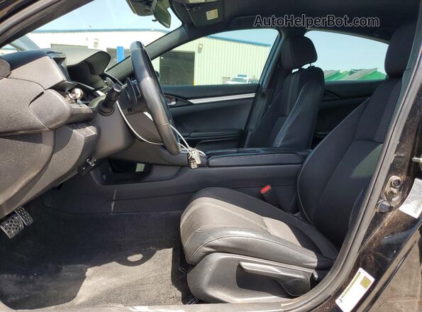 19XFC2F84LE015249 2020 HONDA CIVIC Black Front interior view