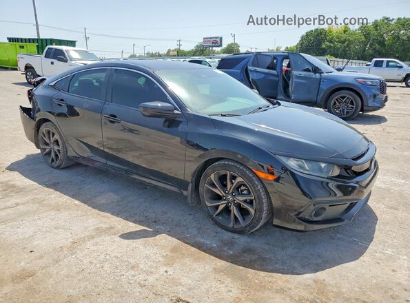 19XFC2F84LE015249 2020 HONDA CIVIC Black Front right