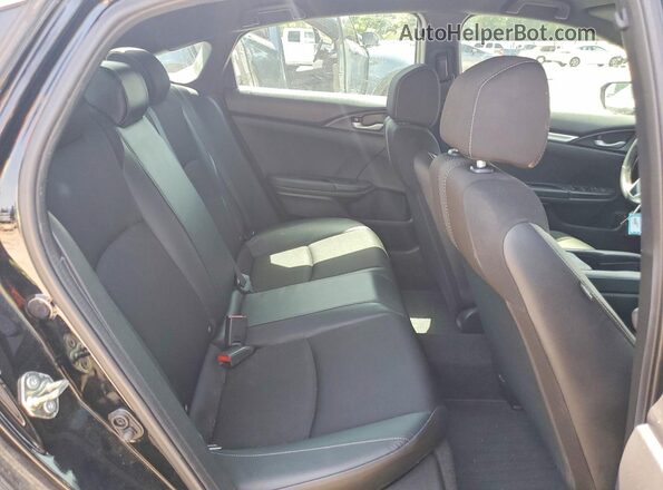 19XFC2F84LE015249 2020 HONDA CIVIC Black Rear seats view