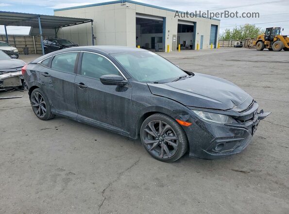 19XFC2F84LE200773 2020 HONDA CIVIC Black Передня права чверть