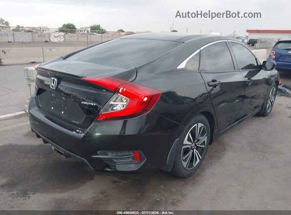 19XFC2F84LE205195 2020 HONDA CIVIC Black უკანა მარჯვენა
