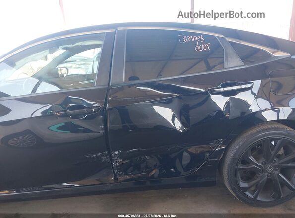 19XFC2F84LE209277 2020 HONDA CIVIC Black Front view