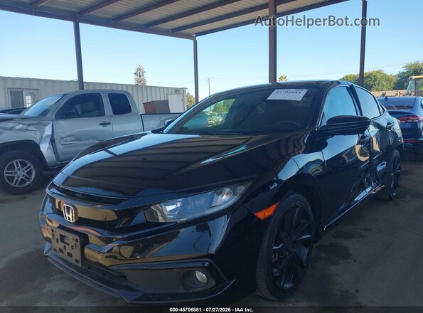 19XFC2F84LE209277 2020 HONDA CIVIC Black Front left