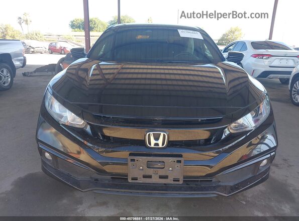 19XFC2F84LE209277 2020 HONDA CIVIC Black Rear interior view