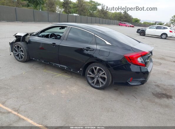 19XFC2F84ME202380 2021 HONDA CIVIC Black Tył lewy
