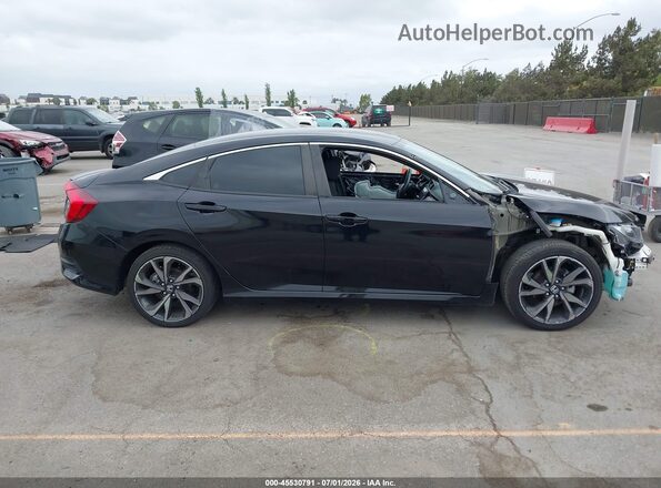 19XFC2F84ME202380 2021 HONDA CIVIC Black Widok wnętrza 360 stopni