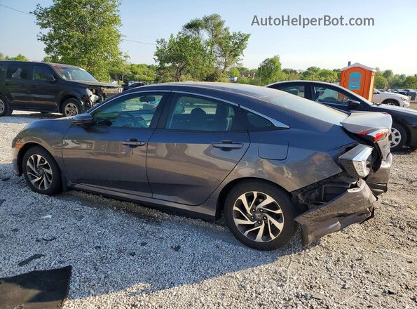 19XFC2F85GE202683 2016 HONDA CIVIC Gray Trasero izquierdo