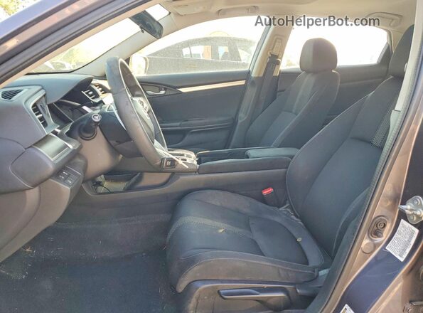 19XFC2F85GE202683 2016 HONDA CIVIC Gray Vista interior delantera