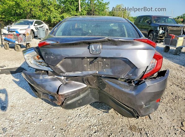 19XFC2F85GE202683 2016 HONDA CIVIC Gray Vista trasera