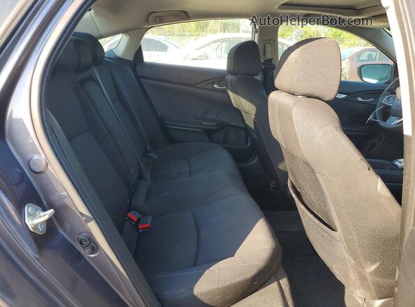 19XFC2F85GE202683 2016 HONDA CIVIC Gray Vista de los asientos traseros