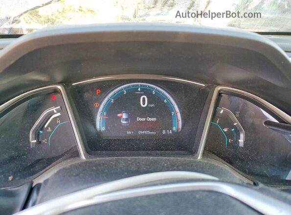 19XFC2F85GE202683 2016 HONDA CIVIC Gray Vista del cuadro de instrumentos
