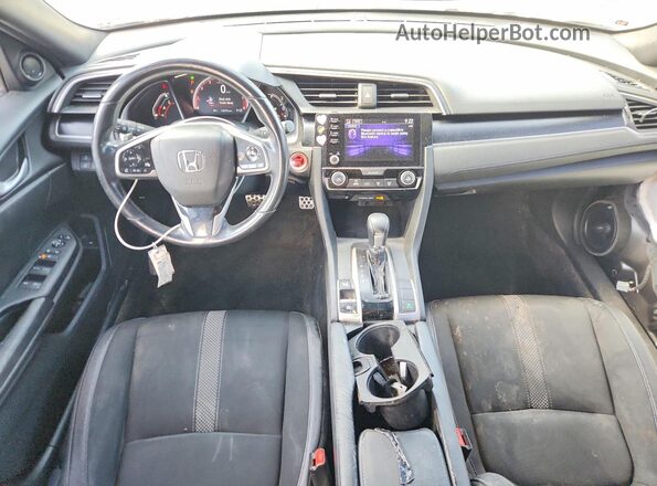 19XFC2F85KE030177 2019 HONDA CIVIC Black წინა პანელის ხედი