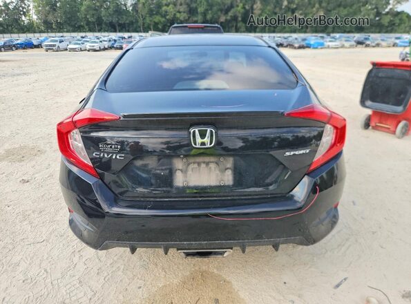 19XFC2F85KE030177 2019 HONDA CIVIC Black უკანა ხედი