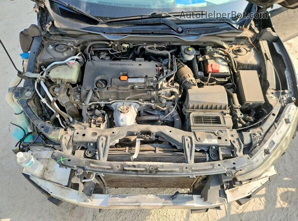 19XFC2F85KE030177 2019 HONDA CIVIC Black უკანა სალონის ხედი
