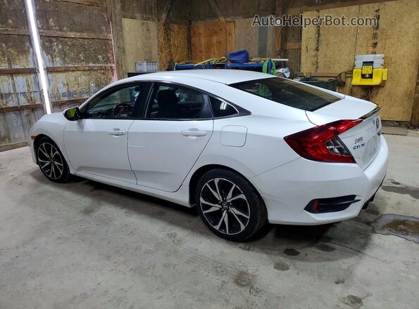 19XFC2F85KE036755 2019 HONDA CIVIC White Tył lewy