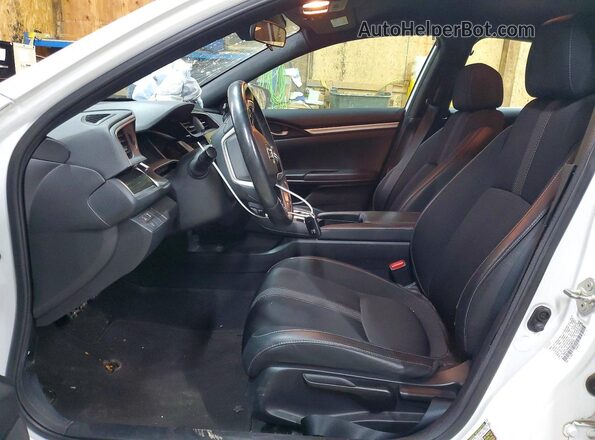 19XFC2F85KE036755 2019 HONDA CIVIC White Widok wnętrza z przodu