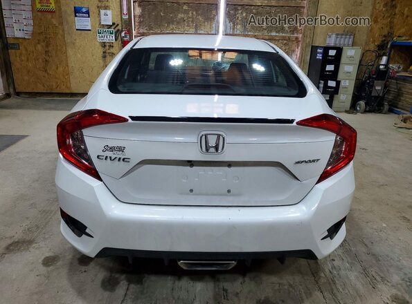 19XFC2F85KE036755 2019 HONDA CIVIC White Widok z tyłu