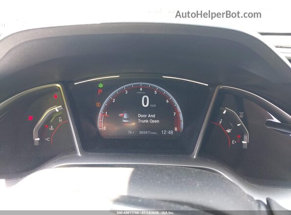 19XFC2F85LE214813 2020 HONDA CIVIC Silver Vista de los asientos traseros
